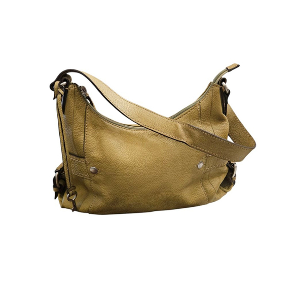 Fossil Olive Green Leather Shoulder Bag Medium - Picture 16 of 16